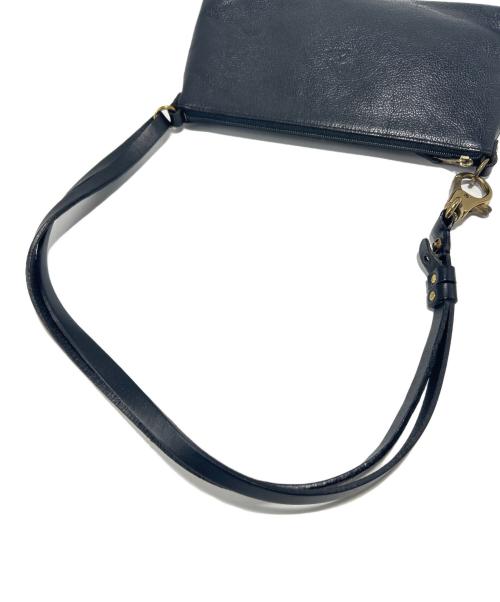 IL BISONTE（イル ビゾンテ）IL BISONTE (イル ビゾンテ) 三日月ショルダーバッグ ブラックの古着・服飾アイテム