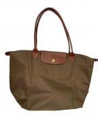 LONGCHAMPロンシャン）の古着「折りたたみバッグ」｜カーキ