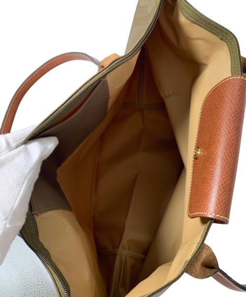 LONGCHAMP（ロンシャン）LONGCHAMP (ロンシャン) 折りたたみバッグ カーキの古着・服飾アイテム