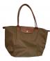 LONGCHAMP（ロンシャン）の古着「折りたたみバッグ」｜カーキ