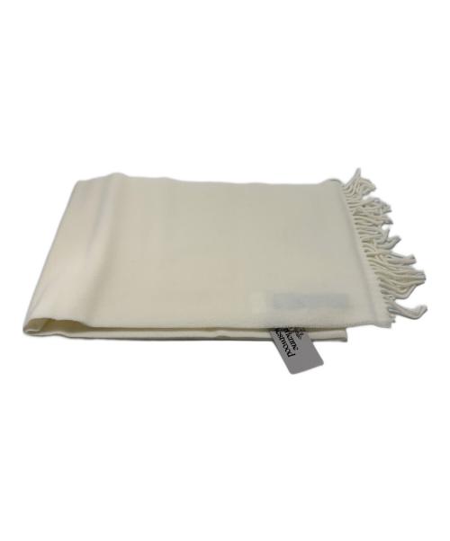 Vivienne Westwood（ヴィヴィアンウエストウッド）Vivienne Westwood (ヴィヴィアンウエストウッド) マフラー ホワイト 未使用品の古着・服飾アイテム