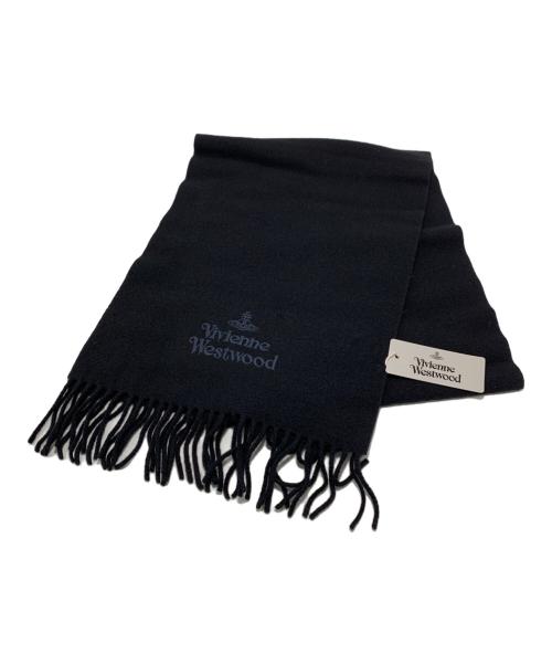 Vivienne Westwood（ヴィヴィアンウエストウッド）Vivienne Westwood (ヴィヴィアンウエストウッド) マフラー ブラック 未使用品の古着・服飾アイテム