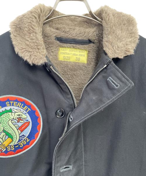 BUZZ RICKSON'S（バズリクソンズ）BUZZ RICKSON'S (バズリクソンズ) デッキジャケット ブラック サイズ:38の古着・服飾アイテム