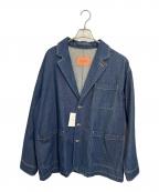 PERUSHUペルーシュ）の古着「デニムテーラードジャケット」｜インディゴ