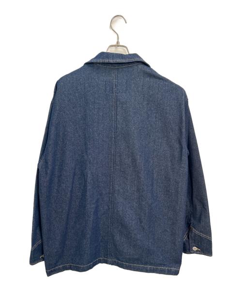 PERUSHU（ペルーシュ）PERUSHU (ペルーシュ) デニムテーラードジャケット インディゴ サイズ:L 未使用品の古着・服飾アイテム