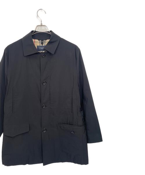 BURBERRY LONDON（バーバリーロンドン）BURBERRY LONDON (バーバリーロンドン) ステンカラーコート ブラック サイズ:LLの古着・服飾アイテム