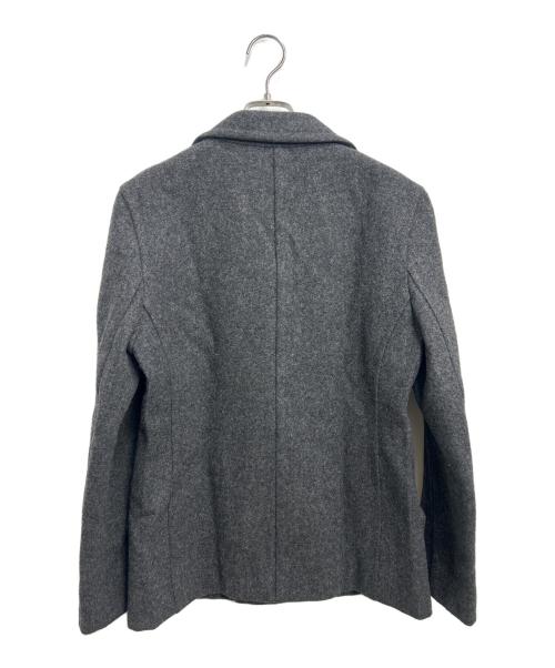 BURBERRY BLUE LABEL（バーバリー ブルー レーベル）BURBERRY BLUE LABEL (バーバリーロンドンブルーレーベル) メルトンショートジャケット グレー サイズ:40の古着・服飾アイテム