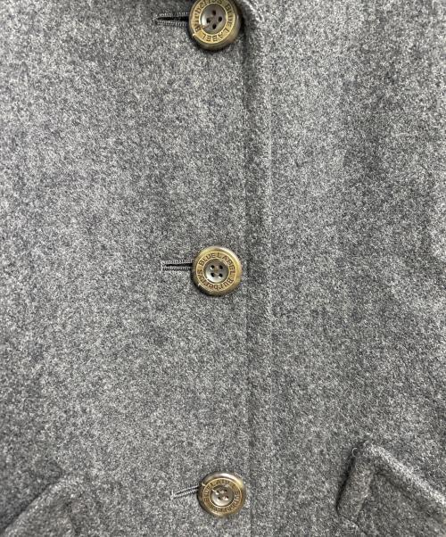 BURBERRY BLUE LABEL（バーバリー ブルー レーベル）BURBERRY BLUE LABEL (バーバリーロンドンブルーレーベル) メルトンショートジャケット グレー サイズ:40の古着・服飾アイテム
