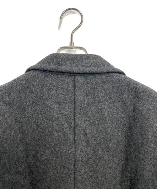 BURBERRY BLUE LABEL（バーバリー ブルー レーベル）BURBERRY BLUE LABEL (バーバリーロンドンブルーレーベル) メルトンショートジャケット グレー サイズ:40の古着・服飾アイテム