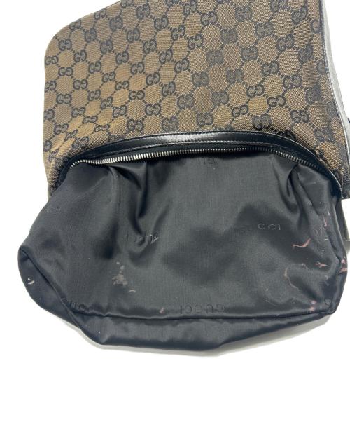 GUCCI（グッチ）GUCCI (グッチ) ワンショルダーバッグ ブラウン×ブラックの古着・服飾アイテム