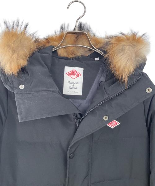 DANTON（ダントン）DANTON (ダントン) ファー付ダウンコート ブラック サイズ:38の古着・服飾アイテム