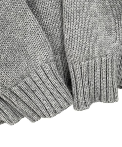 POLO RALPH LAUREN（ポロ・ラルフローレン）POLO RALPH LAUREN (ポロ・ラルフローレン) 厚手ニット グレー×ブルー サイズ:SPの古着・服飾アイテム