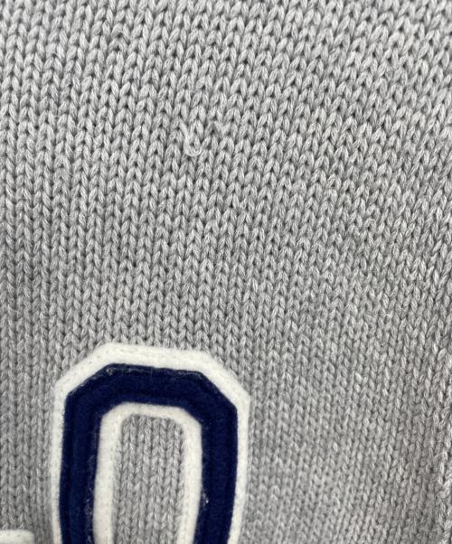 POLO RALPH LAUREN（ポロ・ラルフローレン）POLO RALPH LAUREN (ポロ・ラルフローレン) 厚手ニット グレー×ブルー サイズ:SPの古着・服飾アイテム