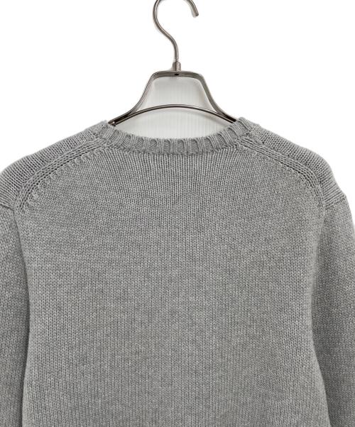 POLO RALPH LAUREN（ポロ・ラルフローレン）POLO RALPH LAUREN (ポロ・ラルフローレン) 厚手ニット グレー×ブルー サイズ:SPの古着・服飾アイテム