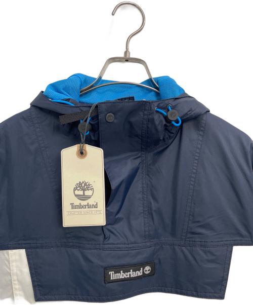 Timberland（ティンバーランド）Timberland (ティンバーランド) アノラックパーカー ネイビー×ホワイト サイズ:S 未使用品の古着・服飾アイテム