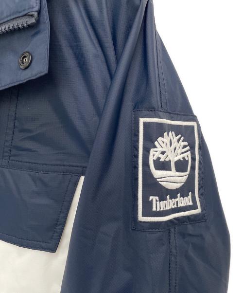 Timberland（ティンバーランド）Timberland (ティンバーランド) アノラックパーカー ネイビー×ホワイト サイズ:S 未使用品の古着・服飾アイテム