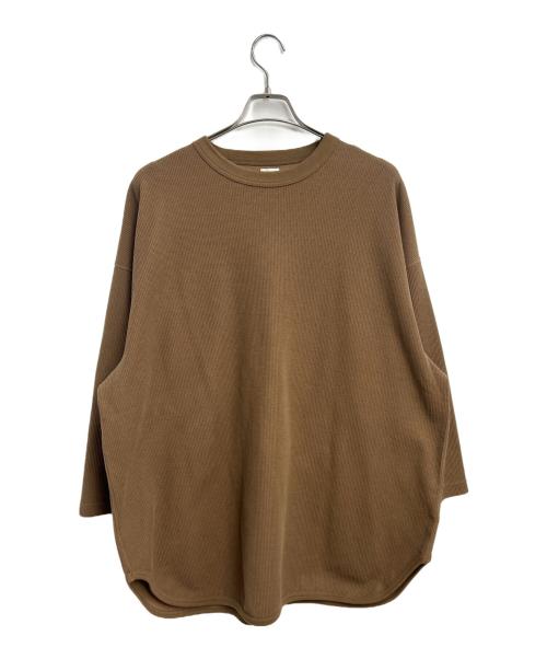 blurhms ROOTSTOCK（ブラームスルーツストック）blurhms ROOTSTOCK (ブラームスルーツストック) 長袖カットソー ブラウン サイズ:4の古着・服飾アイテム