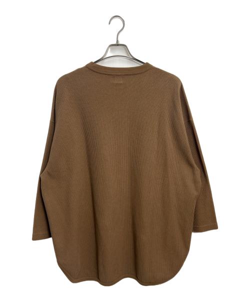 blurhms ROOTSTOCK（ブラームスルーツストック）blurhms ROOTSTOCK (ブラームスルーツストック) 長袖カットソー ブラウン サイズ:4の古着・服飾アイテム