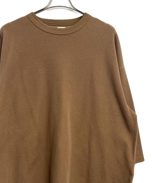 blurhms ROOTSTOCK（ブラームスルーツストック）blurhms ROOTSTOCK (ブラームスルーツストック) 長袖カットソー ブラウン サイズ:4の古着・服飾アイテム