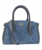 COACHコーチ）の古着「2WAYショルダーバッグ」｜インディゴ