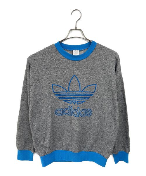 adidas（アディダス）adidas (アディダス) ロゴスウェット グレー サイズ:Fの古着・服飾アイテム