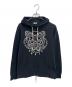 KENZO（ケンゾー）の古着「タイガー刺繍 プルオーバーパーカー」｜ブラック