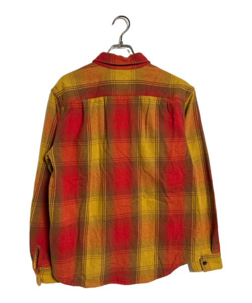 SUPREME（シュプリーム）SUPREME (シュプリーム) 長袖シャツ レッド×イエロー サイズ: Sの古着・服飾アイテム