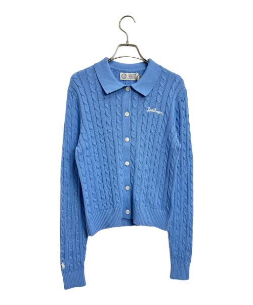 POLO RALPH LAUREN（ポロ・ラルフローレン）POLO RALPH LAUREN (ポロ・ラルフローレン) 薄手カーディガン ブルー サイズ:M 未使用品の古着・服飾アイテム