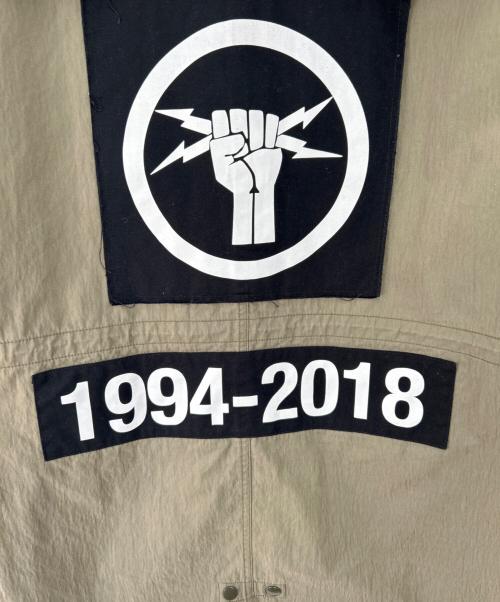 NEIGHBORHOOD（ネイバーフッド）NEIGHBORHOOD (ネイバーフッド) モッズコート グリーン×ブラック サイズ:Mの古着・服飾アイテム