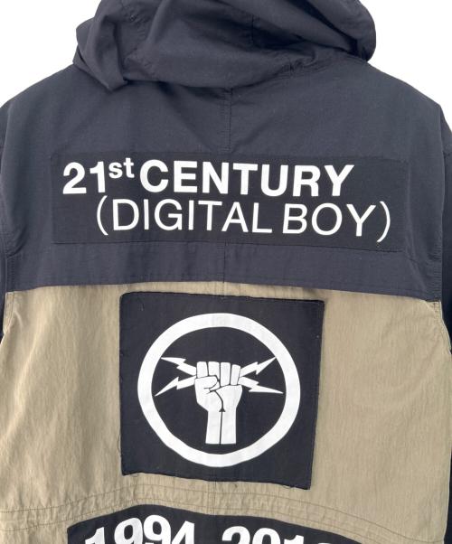 NEIGHBORHOOD（ネイバーフッド）NEIGHBORHOOD (ネイバーフッド) モッズコート グリーン×ブラック サイズ:Mの古着・服飾アイテム