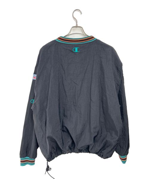 Champion（チャンピオン）Champion (チャンピオン) ナイロンスウェット ブラック サイズ:XLの古着・服飾アイテム