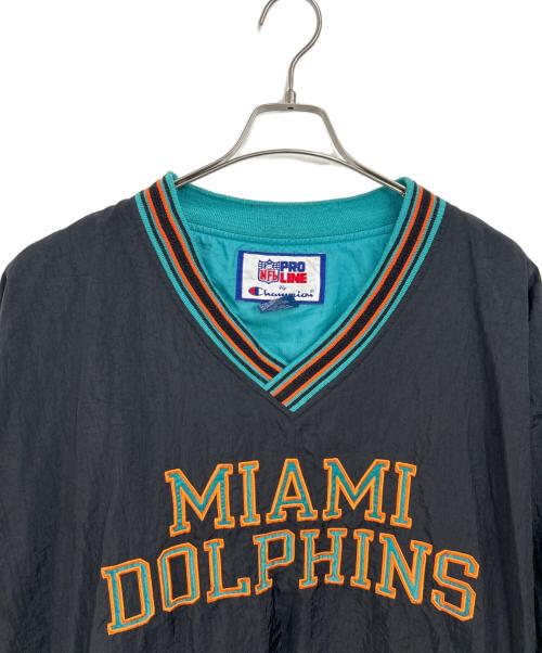 Champion（チャンピオン）Champion (チャンピオン) ナイロンスウェット ブラック サイズ:XLの古着・服飾アイテム