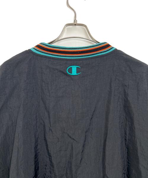 Champion（チャンピオン）Champion (チャンピオン) ナイロンスウェット ブラック サイズ:XLの古着・服飾アイテム