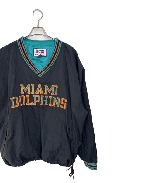 Champion（チャンピオン）Champion (チャンピオン) ナイロンスウェット ブラック サイズ:XLの古着・服飾アイテム