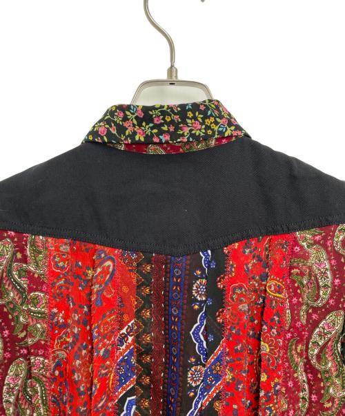 DIESEL（ディーゼル）DIESEL (ディーゼル) 長袖ワンピース ブラック×レッド サイズ:XSの古着・服飾アイテム