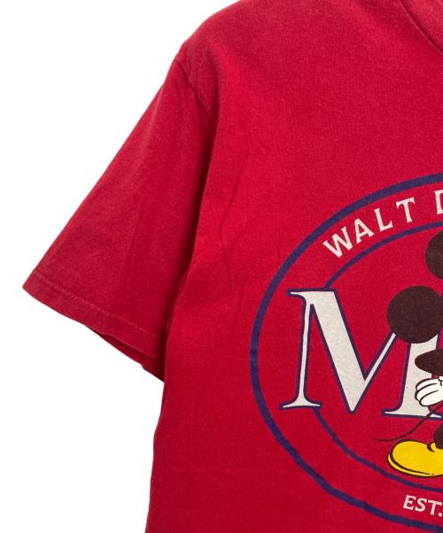 DISNEY（ディズニー）DISNEY (ディズニー) 半袖カットソー レッド サイズ:Lの古着・服飾アイテム