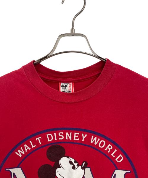 DISNEY（ディズニー）DISNEY (ディズニー) 半袖カットソー レッド サイズ:Lの古着・服飾アイテム