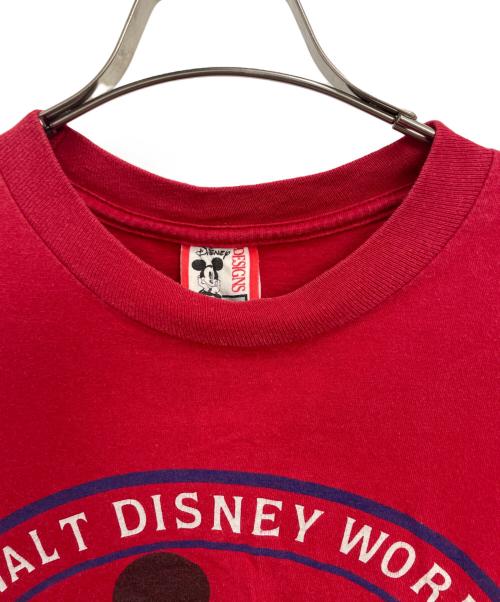 DISNEY（ディズニー）DISNEY (ディズニー) 半袖カットソー レッド サイズ:Lの古着・服飾アイテム