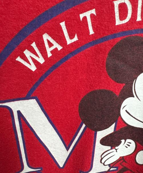 DISNEY（ディズニー）DISNEY (ディズニー) 半袖カットソー レッド サイズ:Lの古着・服飾アイテム