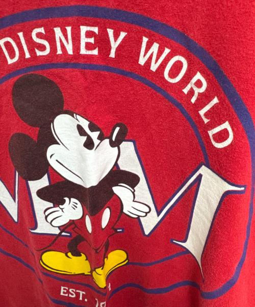DISNEY（ディズニー）DISNEY (ディズニー) 半袖カットソー レッド サイズ:Lの古着・服飾アイテム