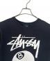 中古・古着 stussy (ステューシー) 半袖カットソー ブラック サイズ:S：3500円