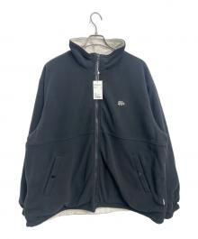 KEBOZ（ケボズ）の古着「ナイロンフリースリバーシブルジャケット」｜ブラック/ホワイト