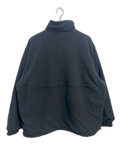 KEBOZ（ケボズ）KEBOZ (ケボズ) ナイロンフリースリバーシブルジャケット ブラック/ホワイト サイズ:L 未使用品の古着・服飾アイテム