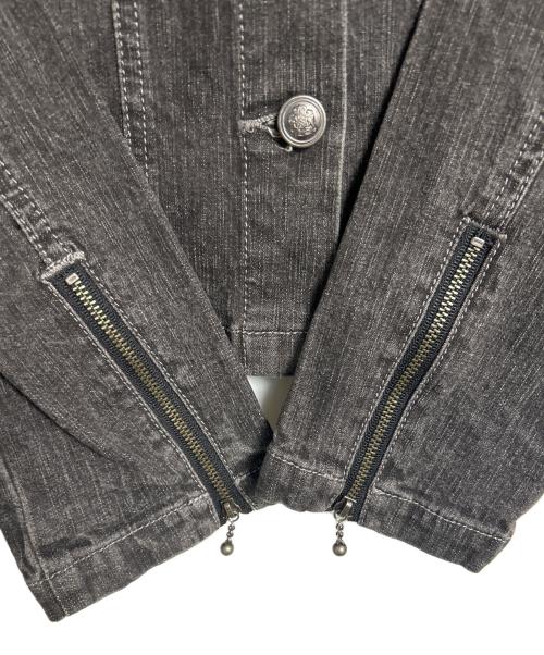 HARLEY-DAVIDSON（ハーレーダビッドソン）HARLEY-DAVIDSON (ハーレーダビッドソン) デニムジャケット ブラック サイズ:Mの古着・服飾アイテム