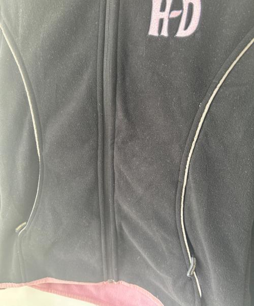 HARLEY-DAVIDSON（ハーレーダビッドソン）HARLEY-DAVIDSON (ハーレーダビッドソン) ジャケット ブラック×ピンク サイズ:Sの古着・服飾アイテム