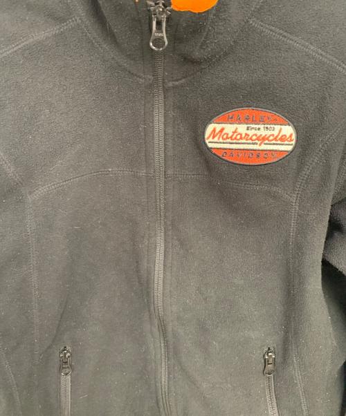 HARLEY-DAVIDSON（ハーレーダビッドソン）HARLEY-DAVIDSON (ハーレーダビッドソン) フリースジャケット ブラック サイズ:SIZE Sの古着・服飾アイテム