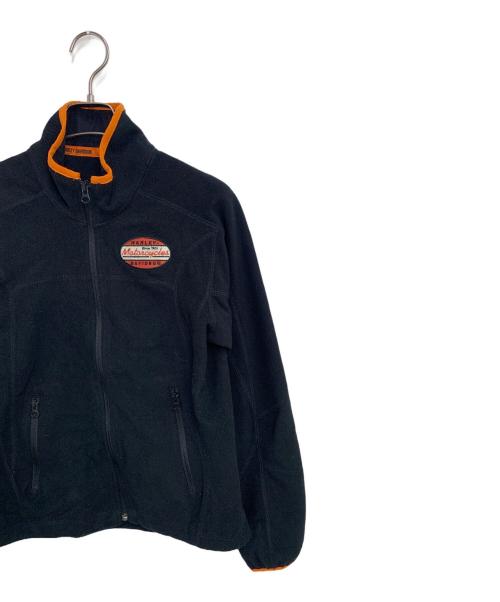 HARLEY-DAVIDSON（ハーレーダビッドソン）HARLEY-DAVIDSON (ハーレーダビッドソン) フリースジャケット ブラック サイズ:SIZE Sの古着・服飾アイテム