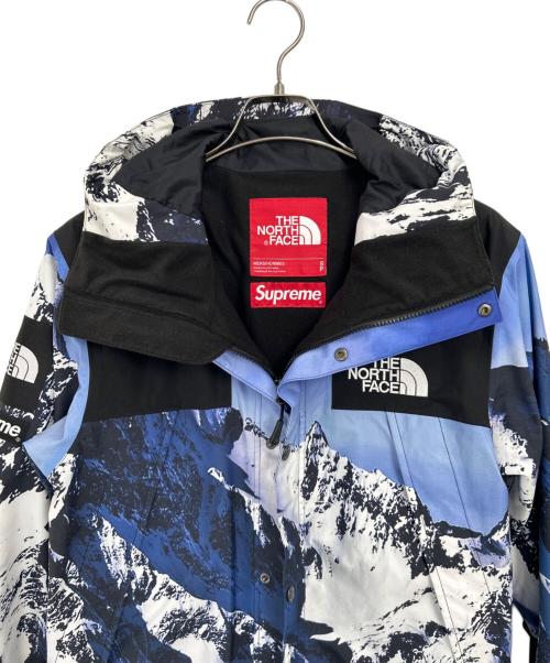 THE NORTH FACE（ザ ノース フェイス）THE NORTH FACE (ザ ノース フェイス) SUPREME (シュプリーム) マウンテンパーカー ブルー×ホワイト×ブラック サイズ:SPの古着・服飾アイテム