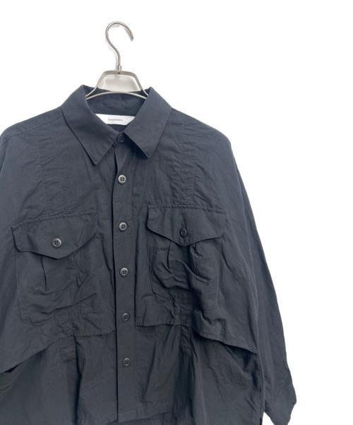 SASQUATCHfabrix.（サスクワッチファブリックス）SASQUATCHfabrix. (サスクワッチファブリックス) 長袖シャツ ブラック サイズ:Lの古着・服飾アイテム