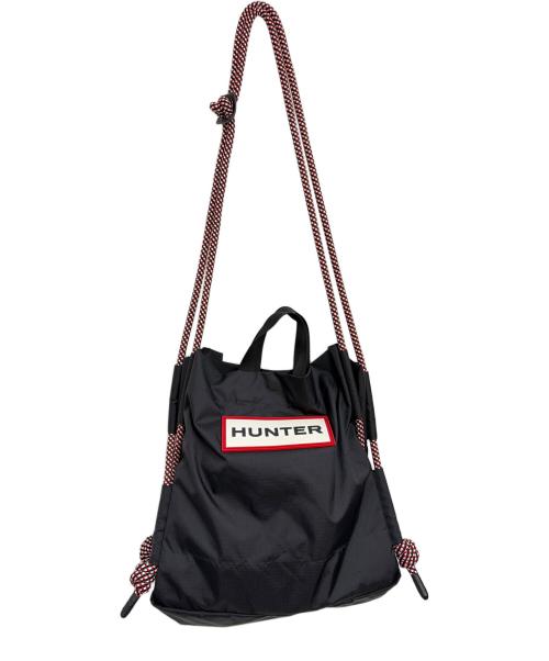 HUNTER（ハンター）HUNTER (ハンター) トラベルリップストップトートバッグ ブラックの古着・服飾アイテム